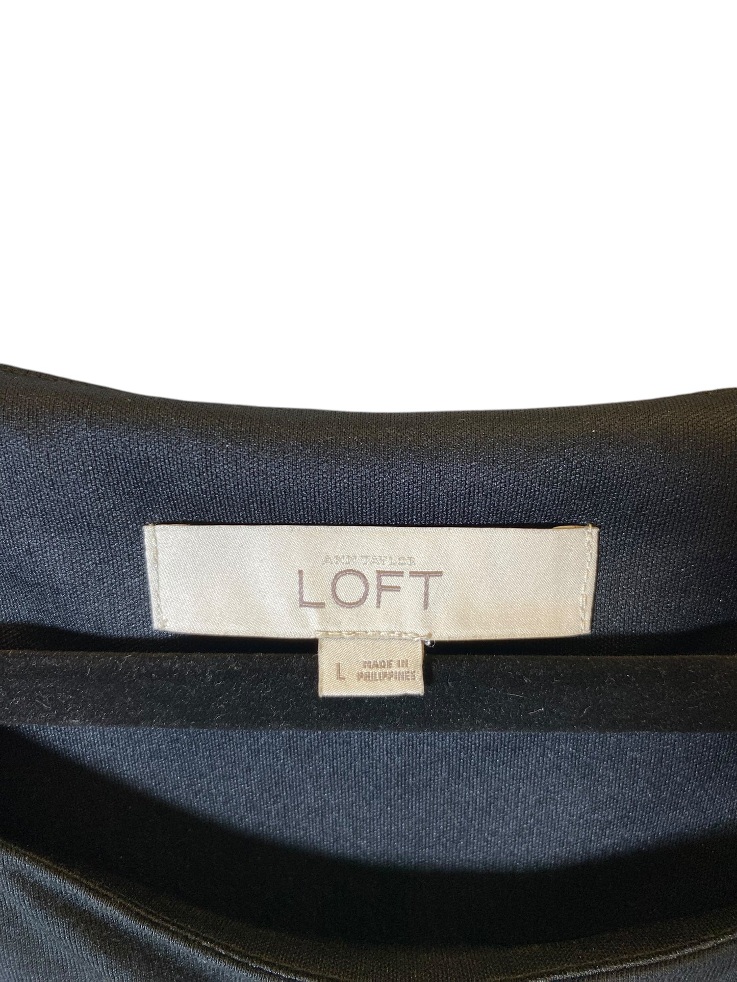 Dress Casual Short By Loft In Black & White, Size: L