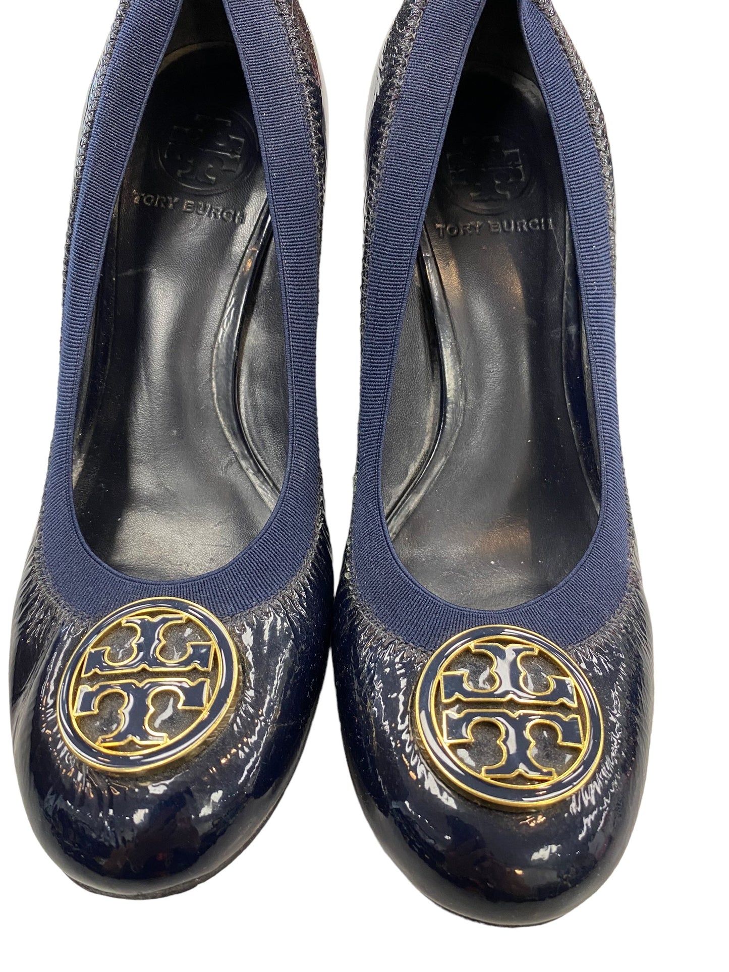 Shoes Heels Kitten By Tory Burch In Navy, Size: 7.5