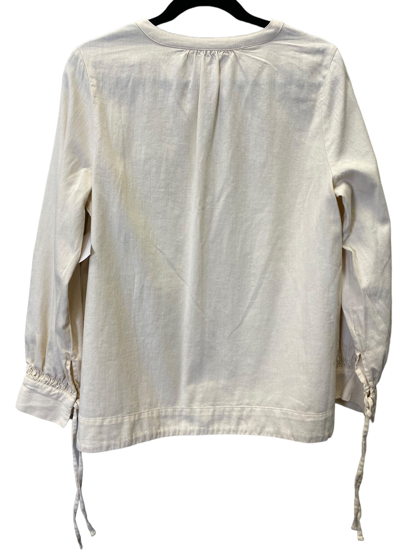 Top Long Sleeve By Old Navy In Ivory, Size: M