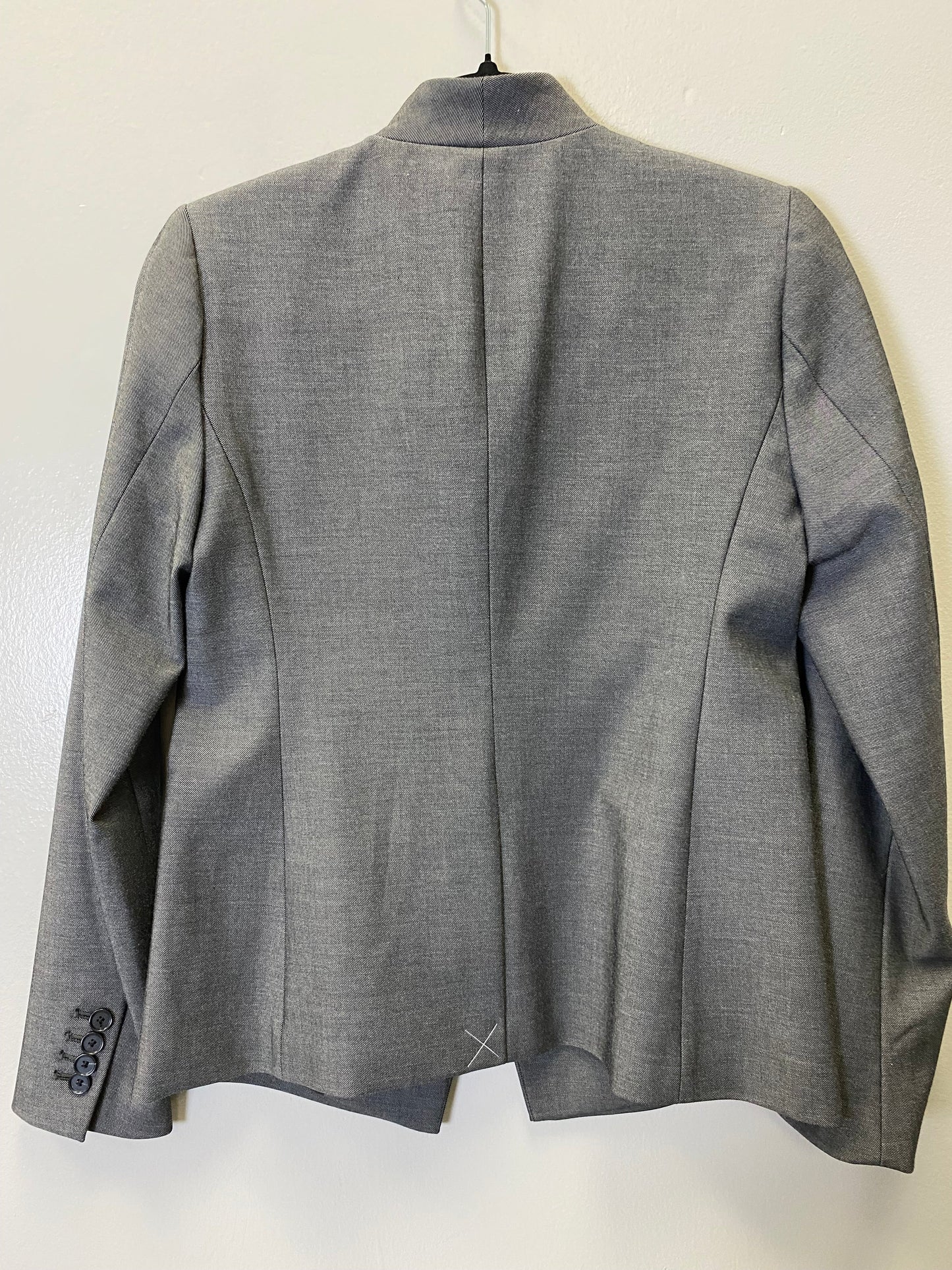 Blazer By Ann Taylor In Grey, Size: Xs