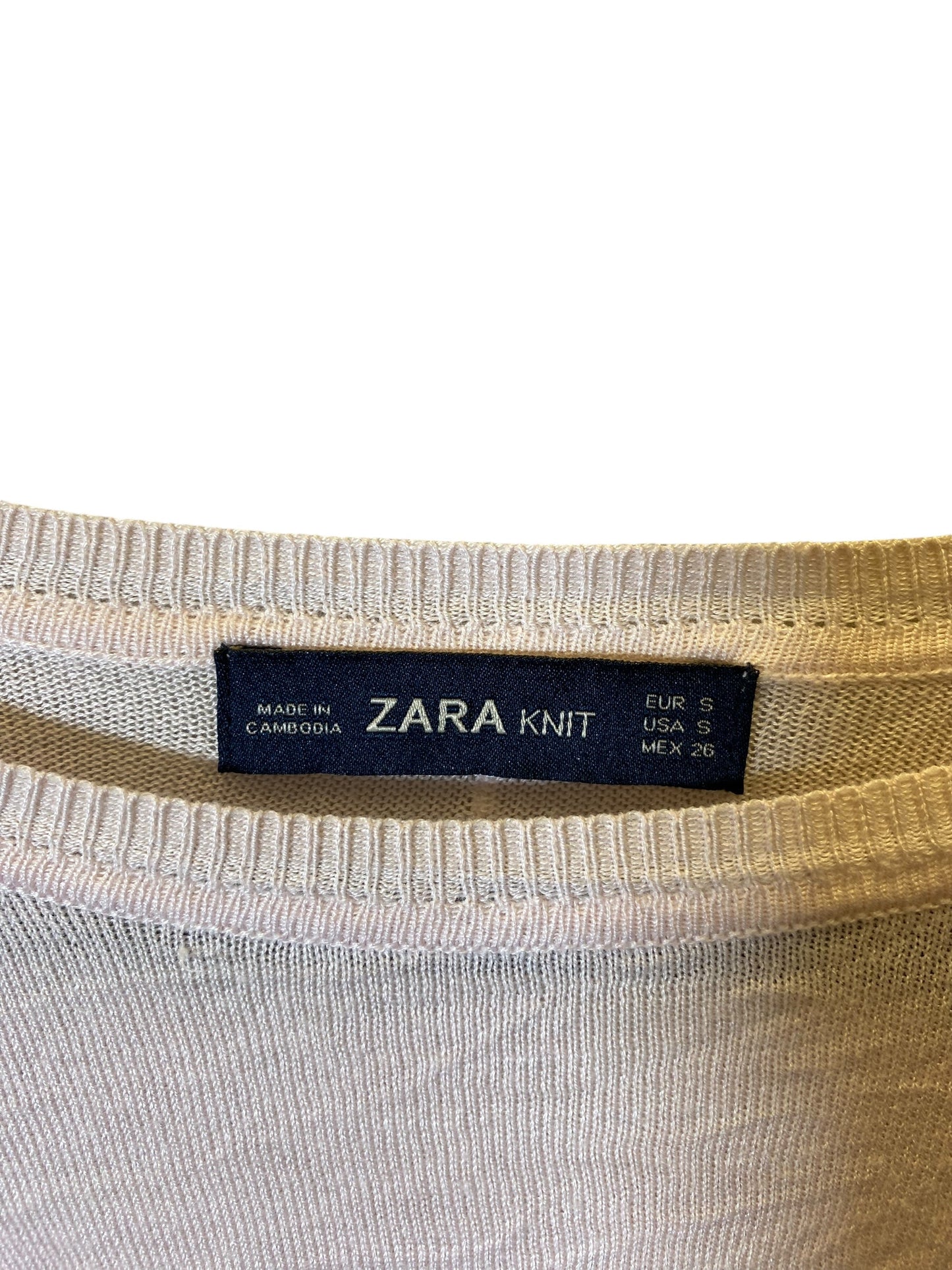 Sweater By Zara In Pink, Size: S