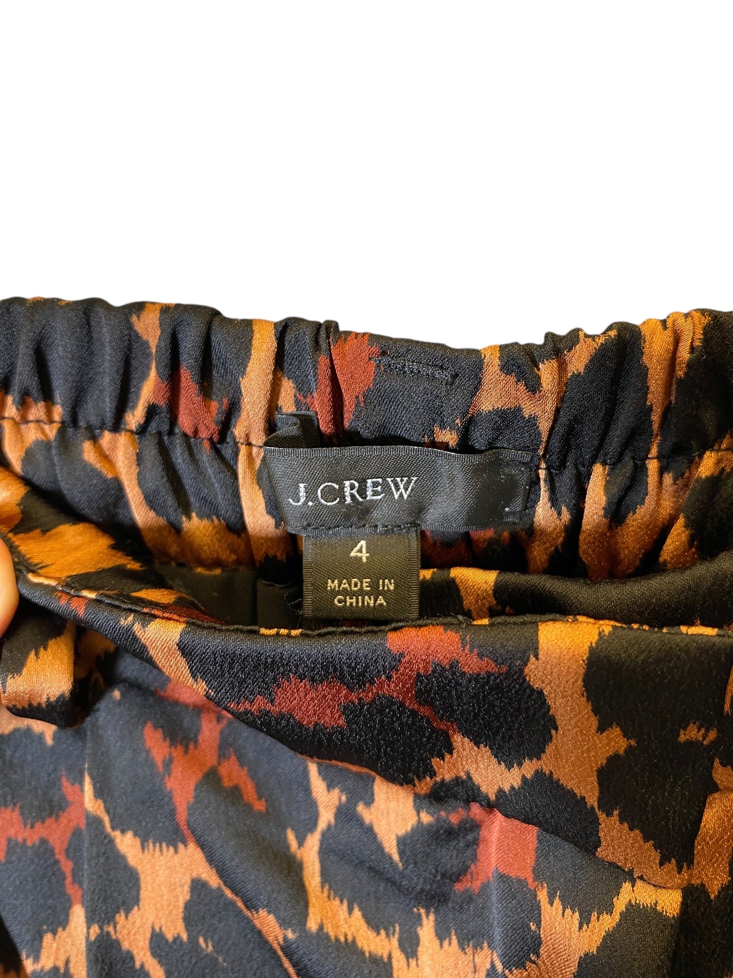 Pants Lounge By J. Crew In Animal Print, Size: 4