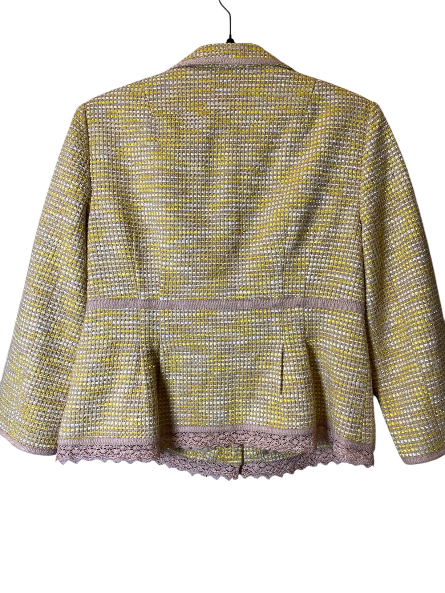 Blazer By Nanette Lepore In Yellow, Size: M