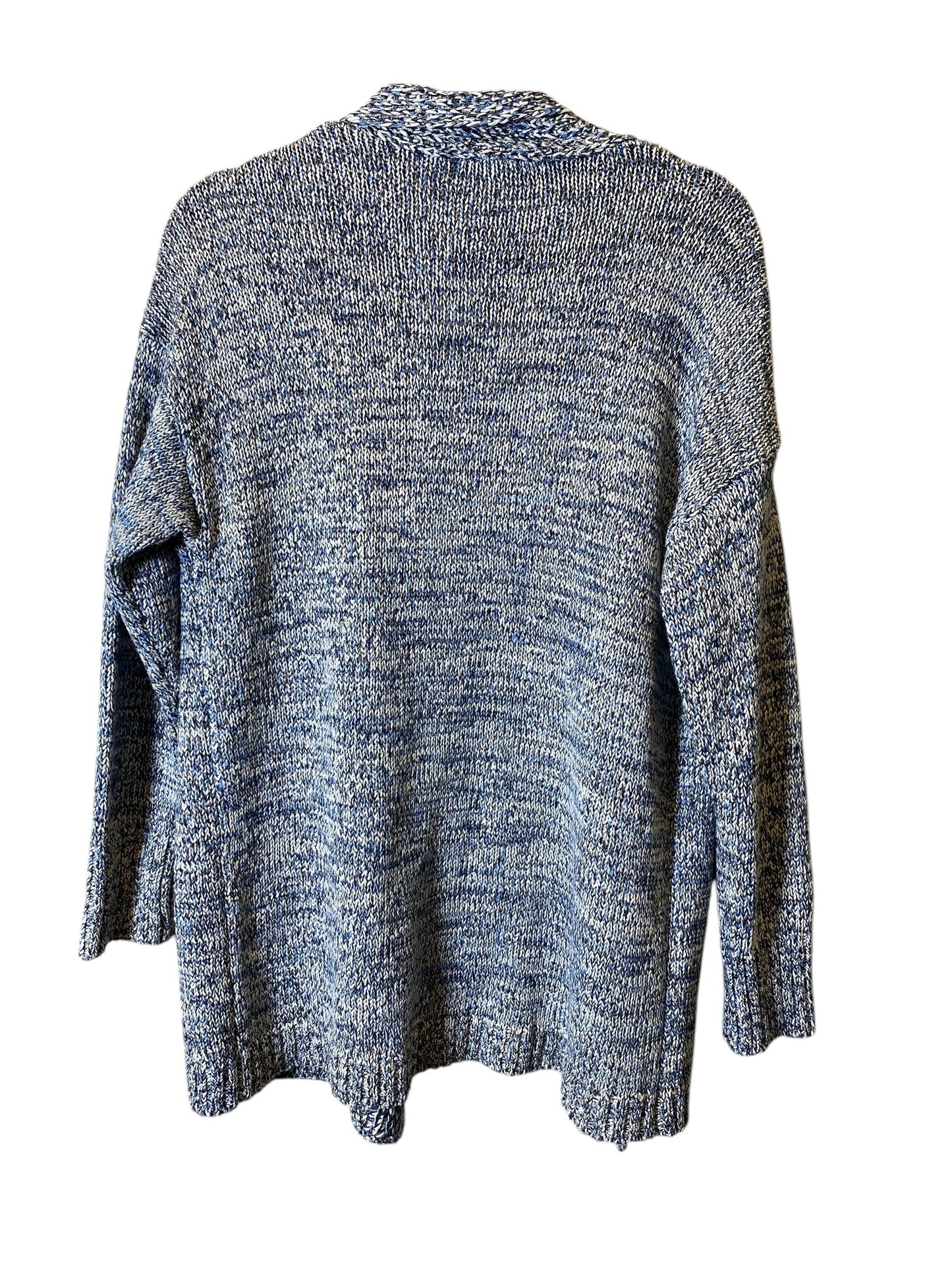 Cardigan By Chicos In Blue & Grey, Size: M