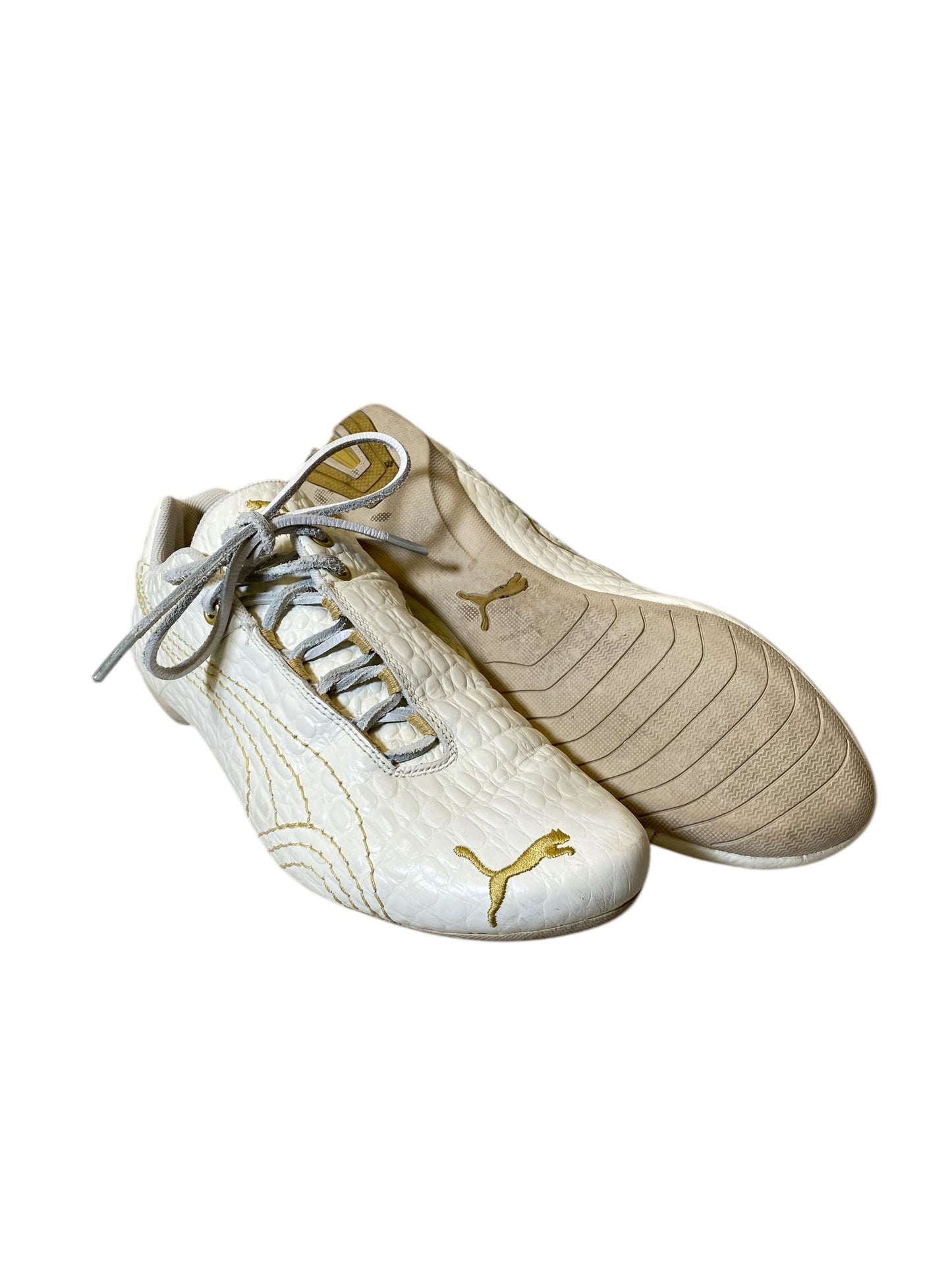 Shoes Athletic By Puma In Cream, Size: 11