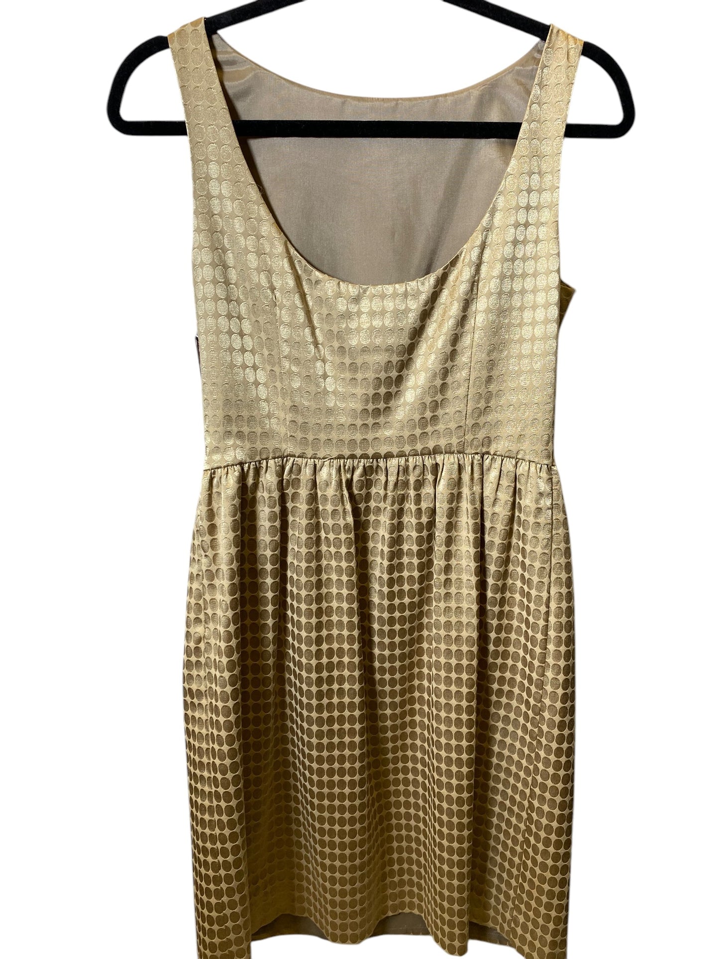 Dress Casual Midi By Michael By Michael Kors In Gold, Size: S