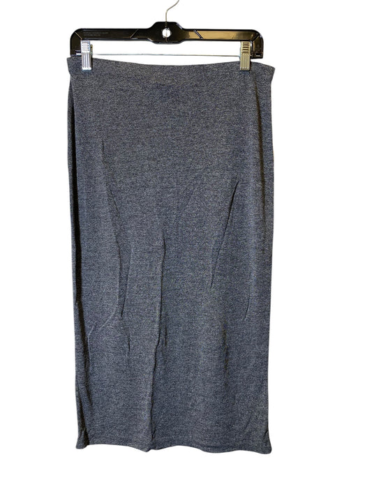 Skirt Midi By Express In Grey, Size: S