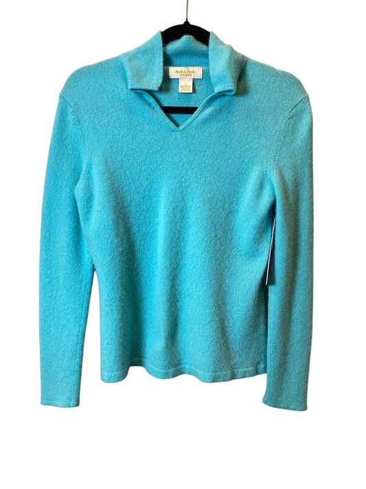 Sweater Cashmere By Peck And Peck In Blue, Size: L