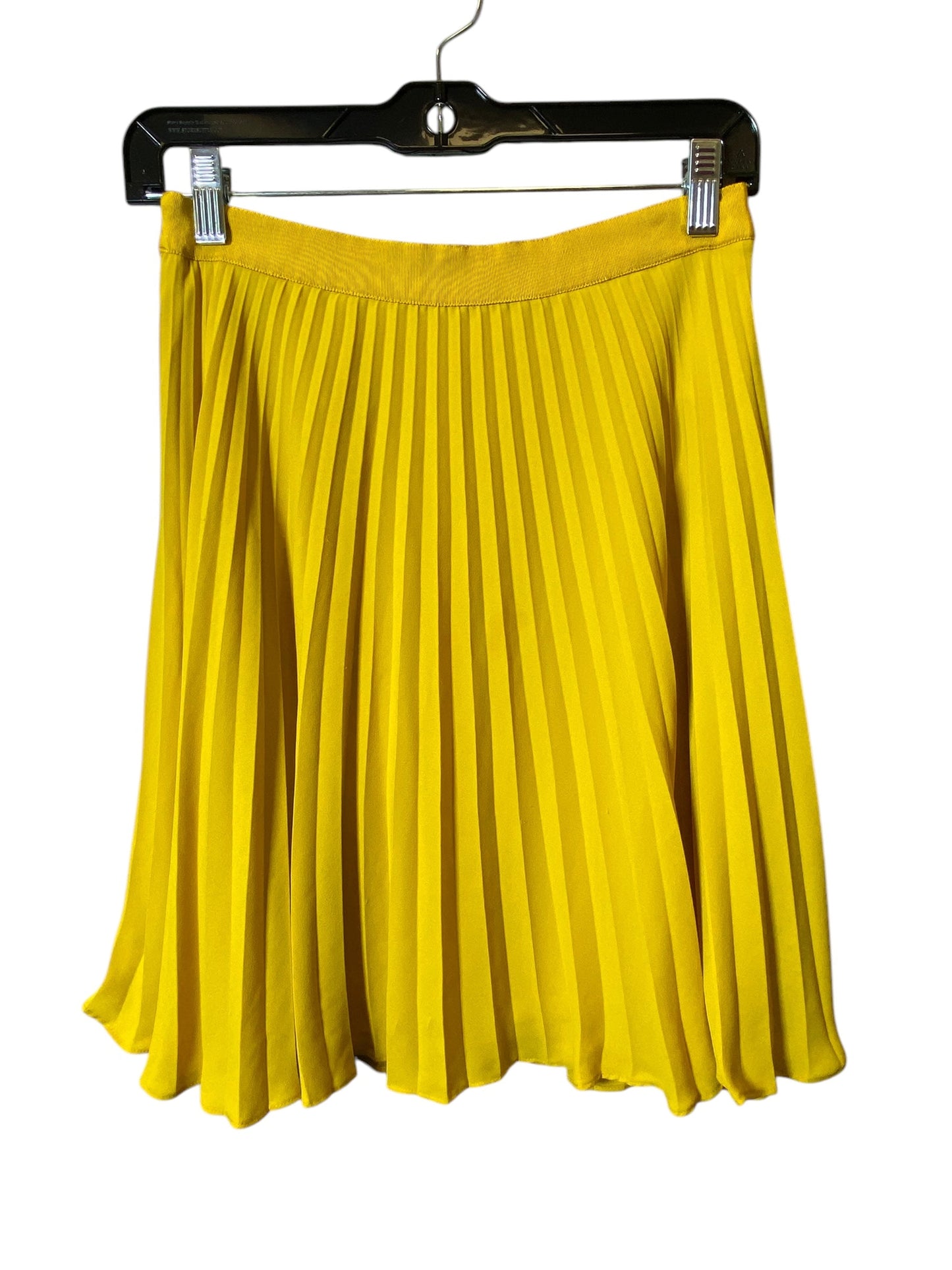 Skirt Mini & Short By Loft In Yellow, Size: 0