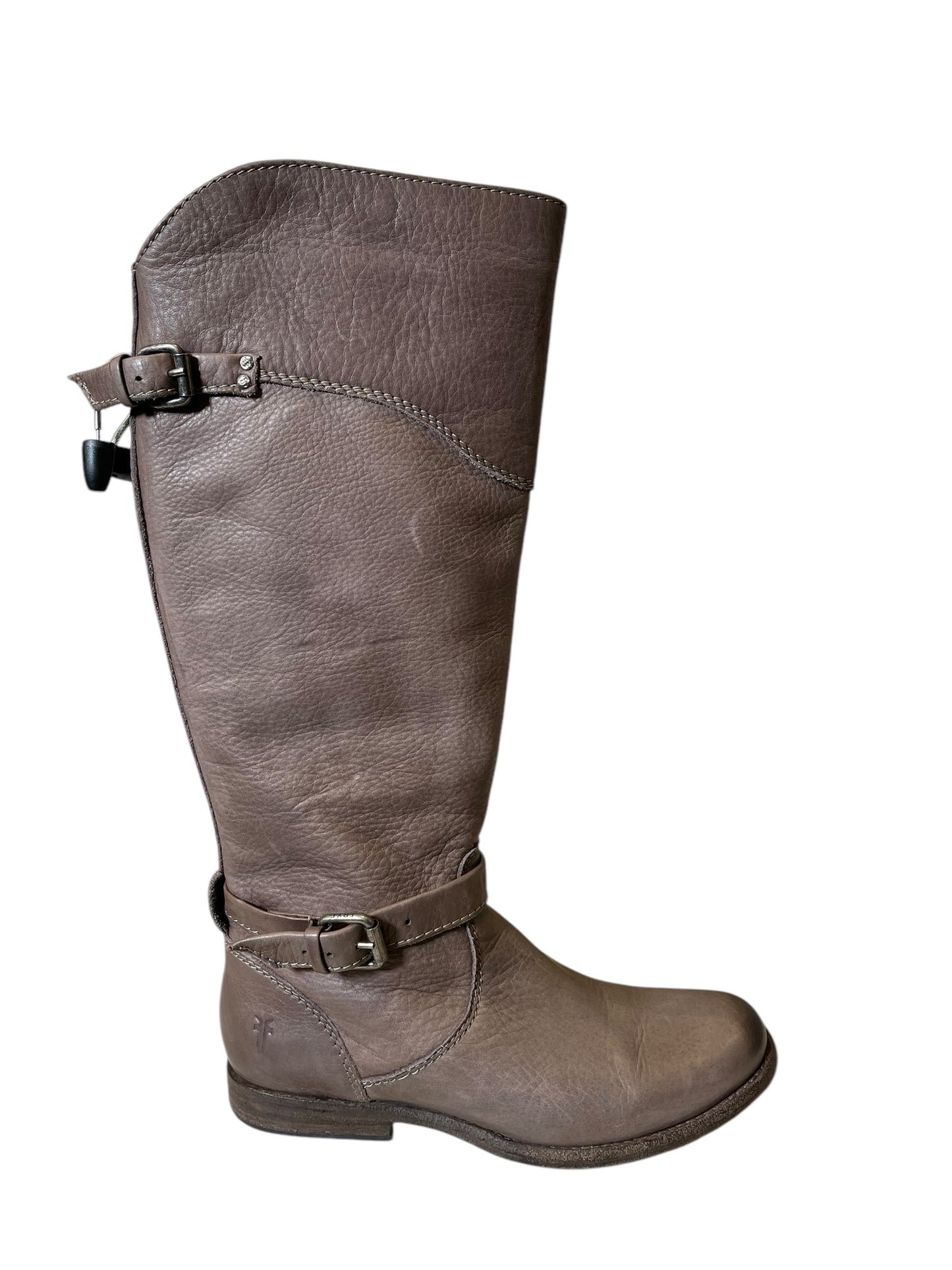 Boots Designer By Frye In Taupe, Size: 7