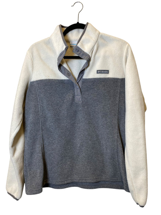 Athletic Fleece By Columbia In Grey & White, Size: L