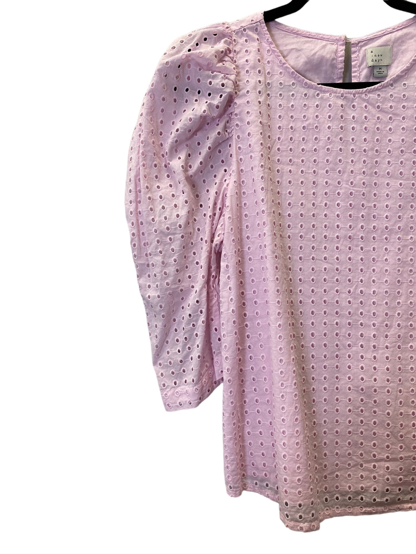 Pink Top 3/4 Sleeve A New Day, Size M