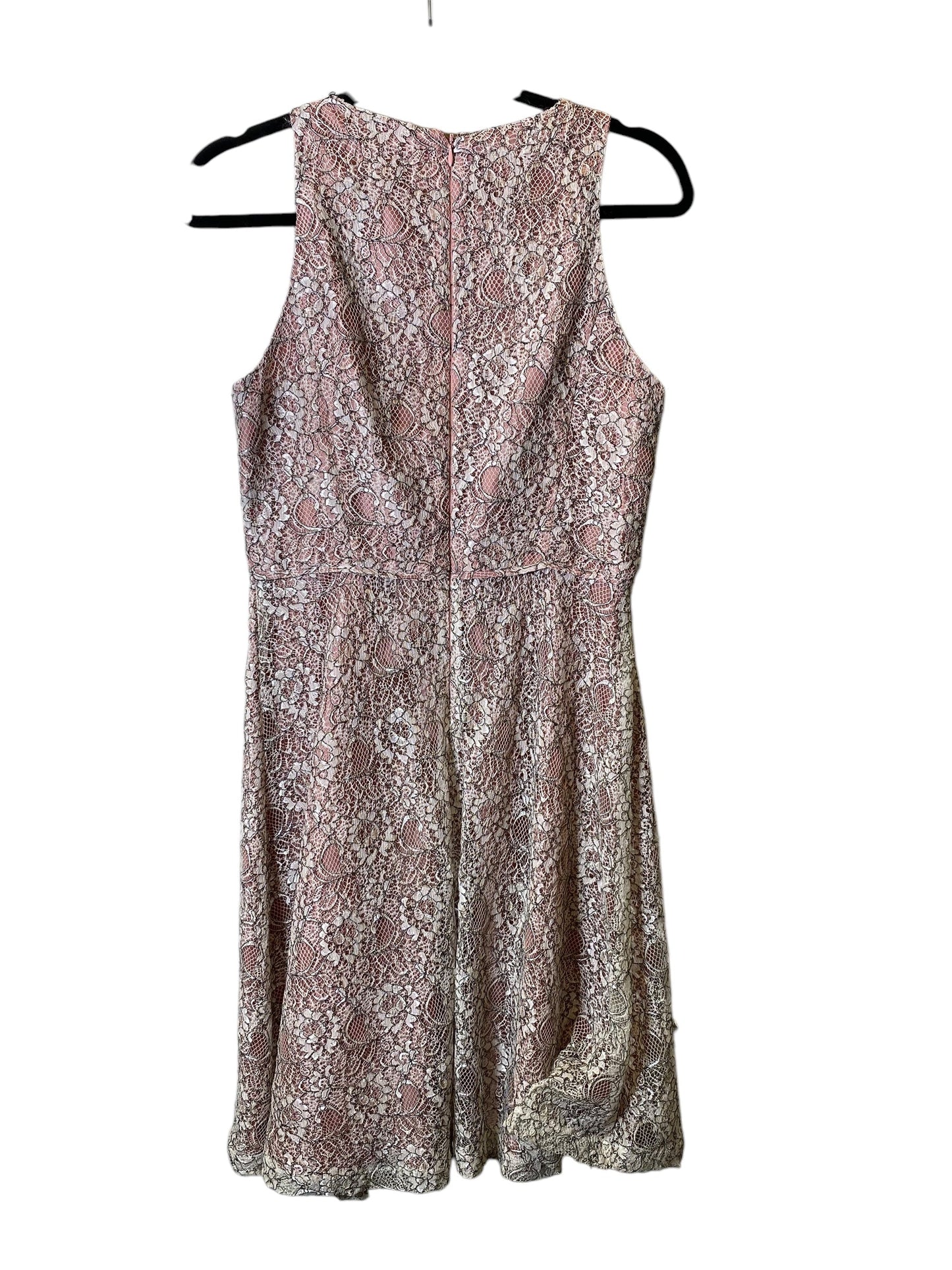 Dress Party Midi By Adrianna Papell In Mauve, Size: 12