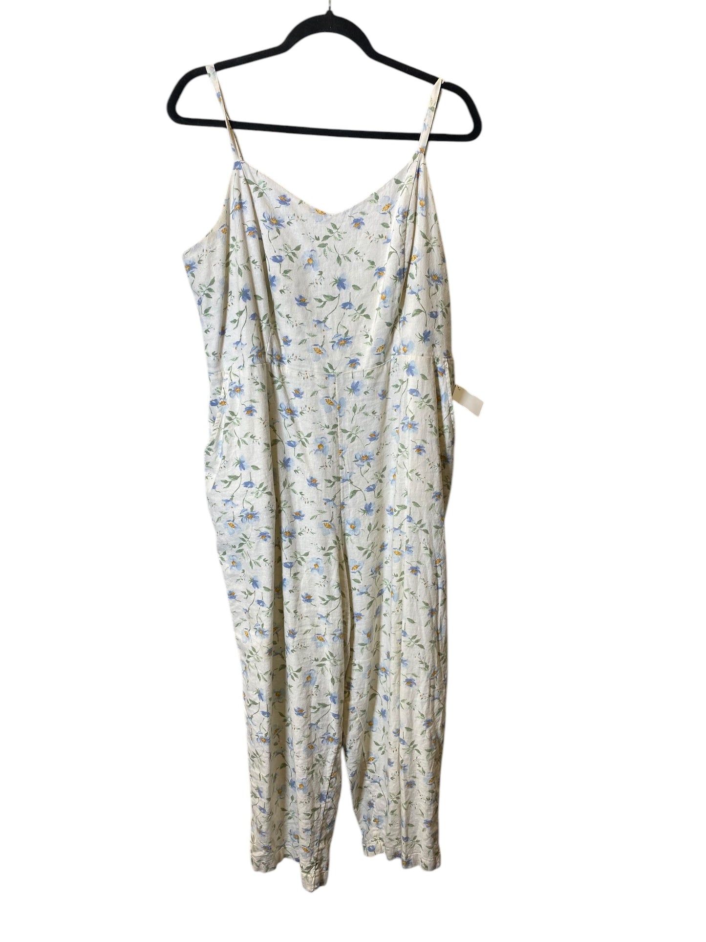 Overalls By Old Navy In Floral Print, Size: Xl