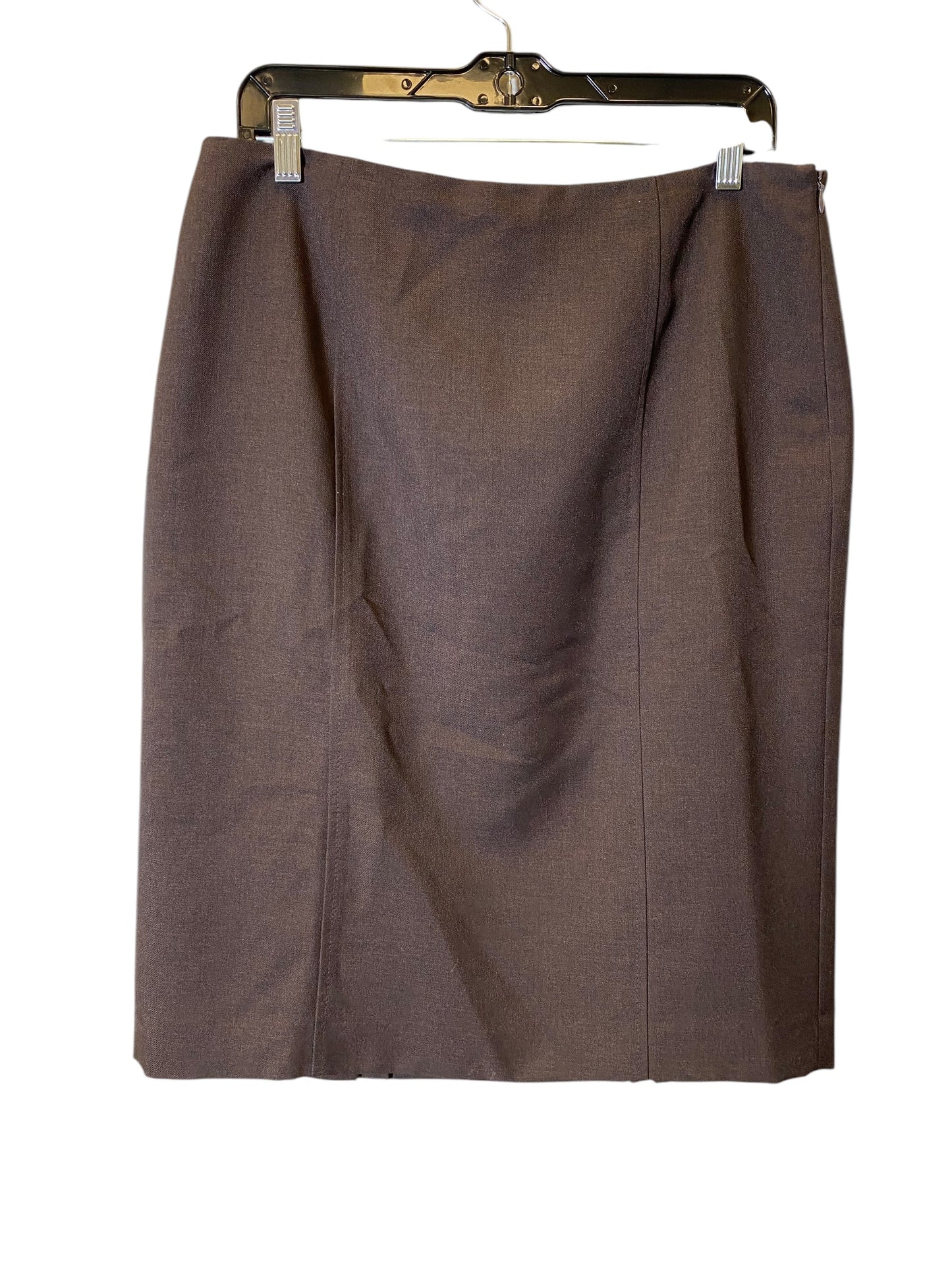 Skirt Midi By Kasper In Brown, Size: 10