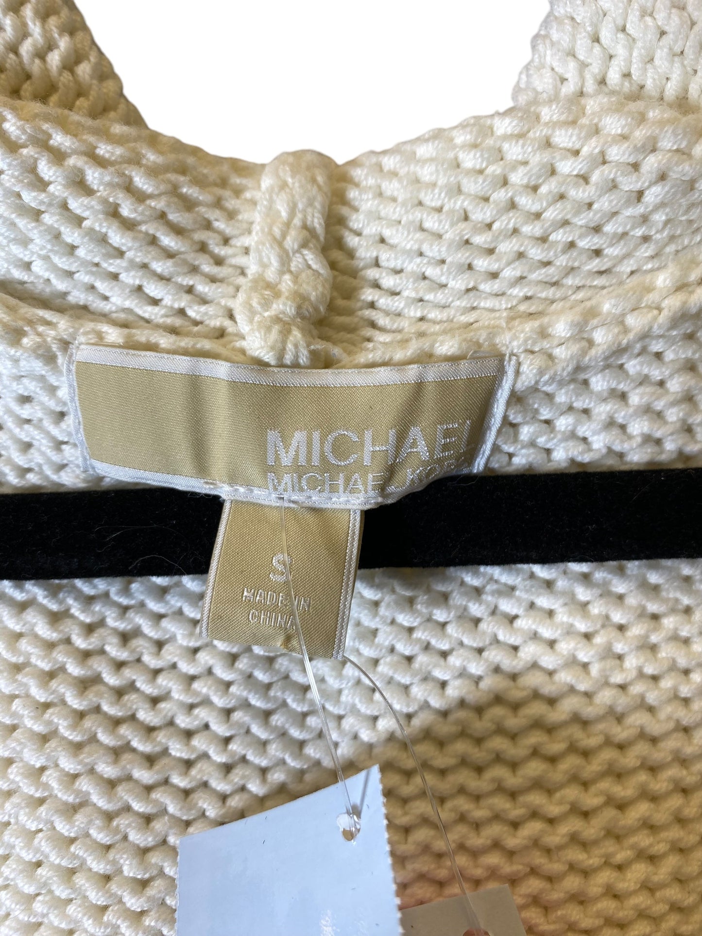 Sweater Cardigan By Michael By Michael Kors In Cream, Size: S