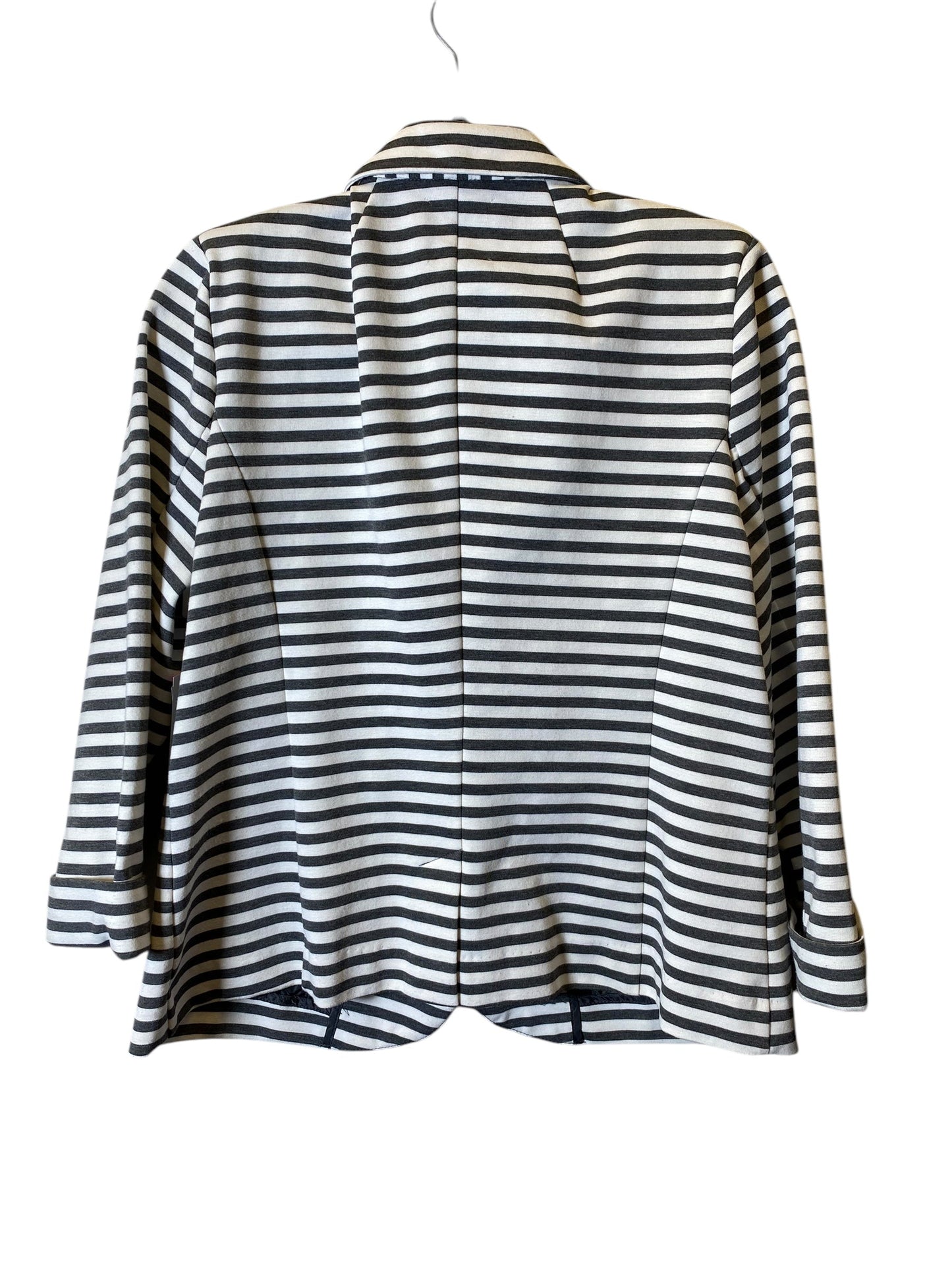 Blazer By Catherine Malandrino In Striped Pattern, Size: L