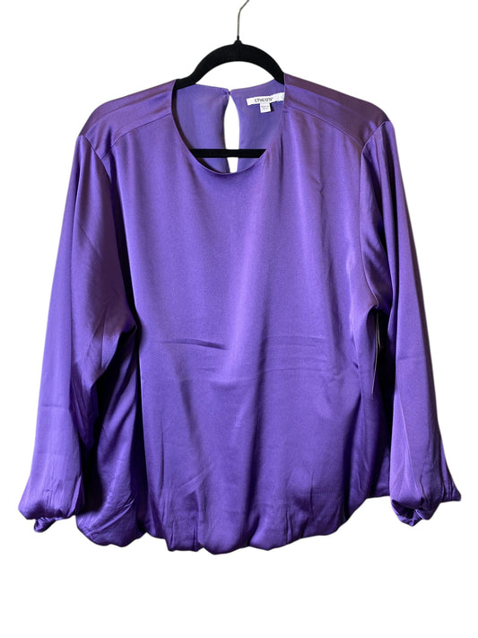 Top Long Sleeve By Chicos In Purple, Size: 16