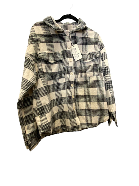 Jacket Fleece By Cmc In Plaid Pattern, Size: M