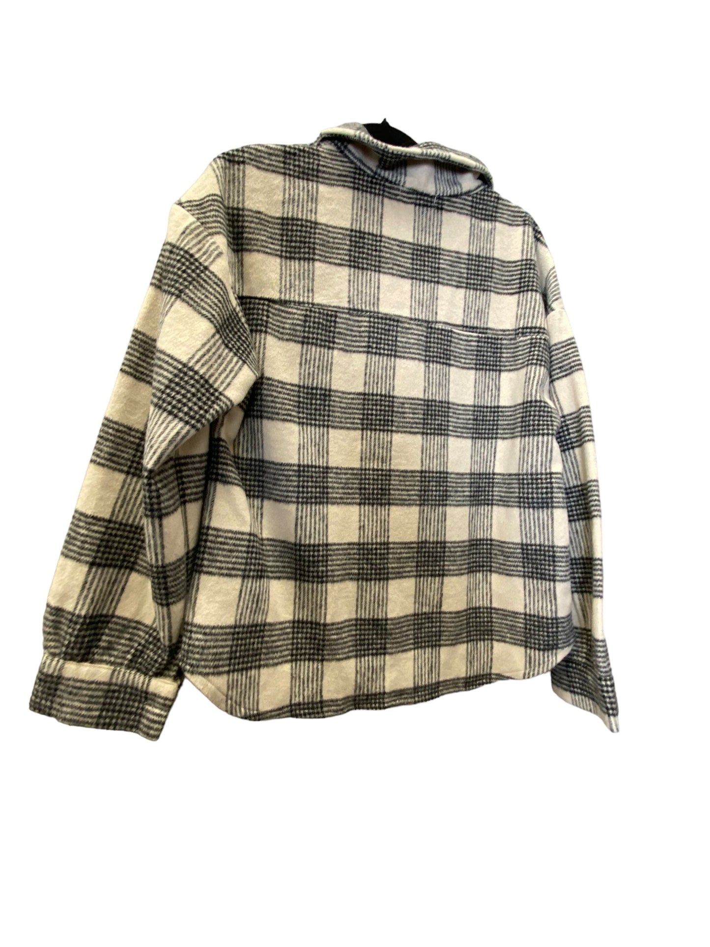 Jacket Fleece By Cmc In Plaid Pattern, Size: M