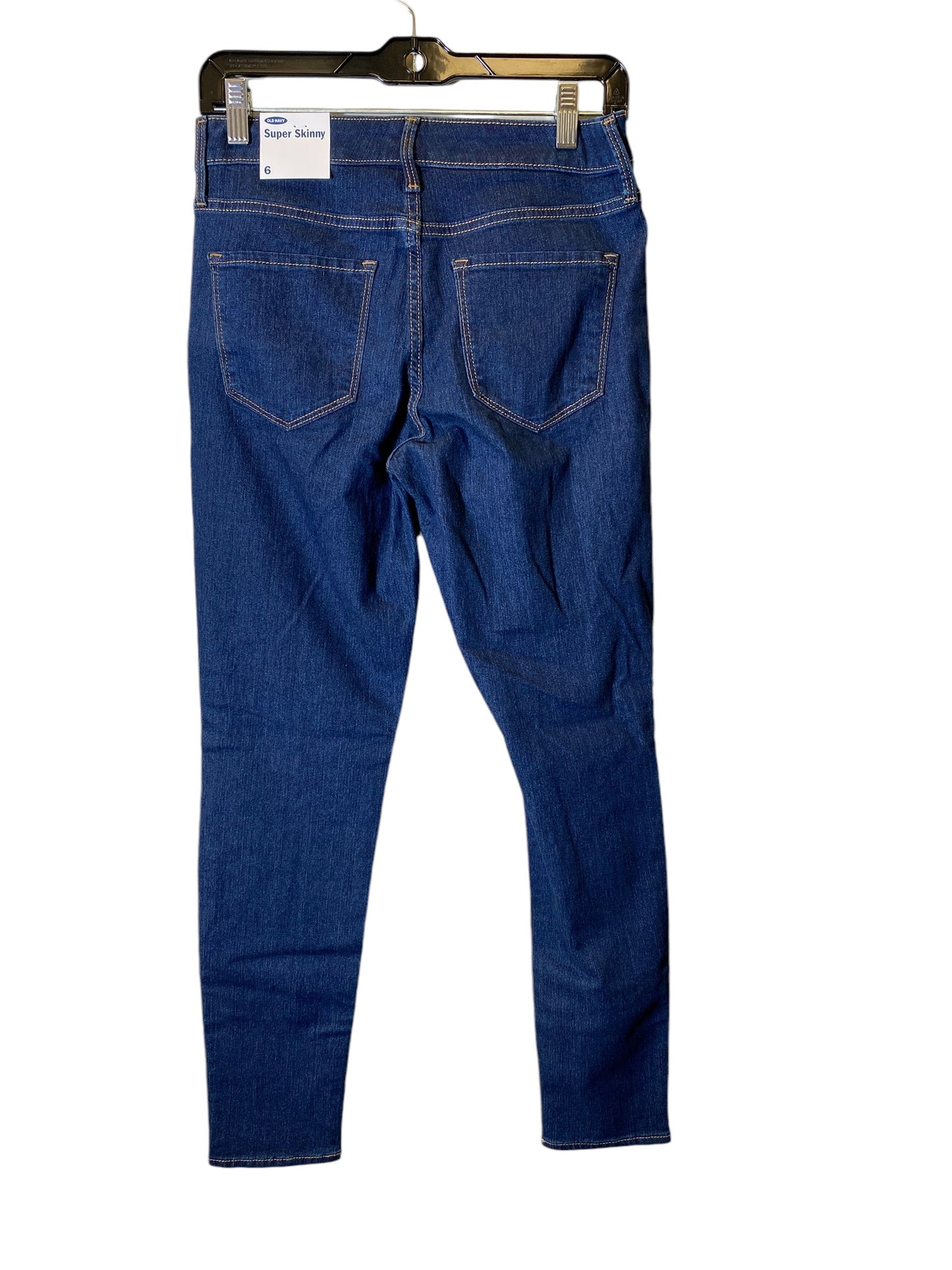 Jeans Skinny By Old Navy In Blue, Size: 6