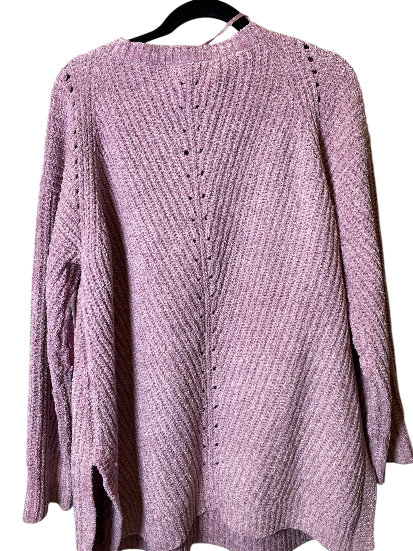 Sweater By Lane Bryant In Pink, Size: Xl