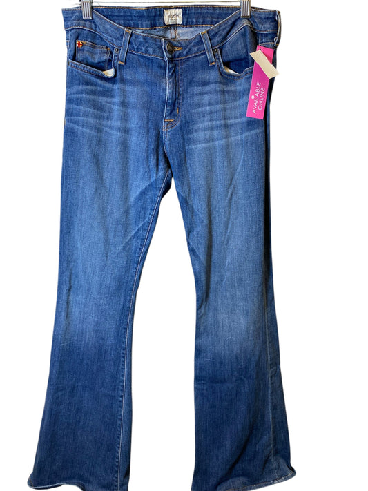 Jeans Flared By Hudson In Blue, Size: 12