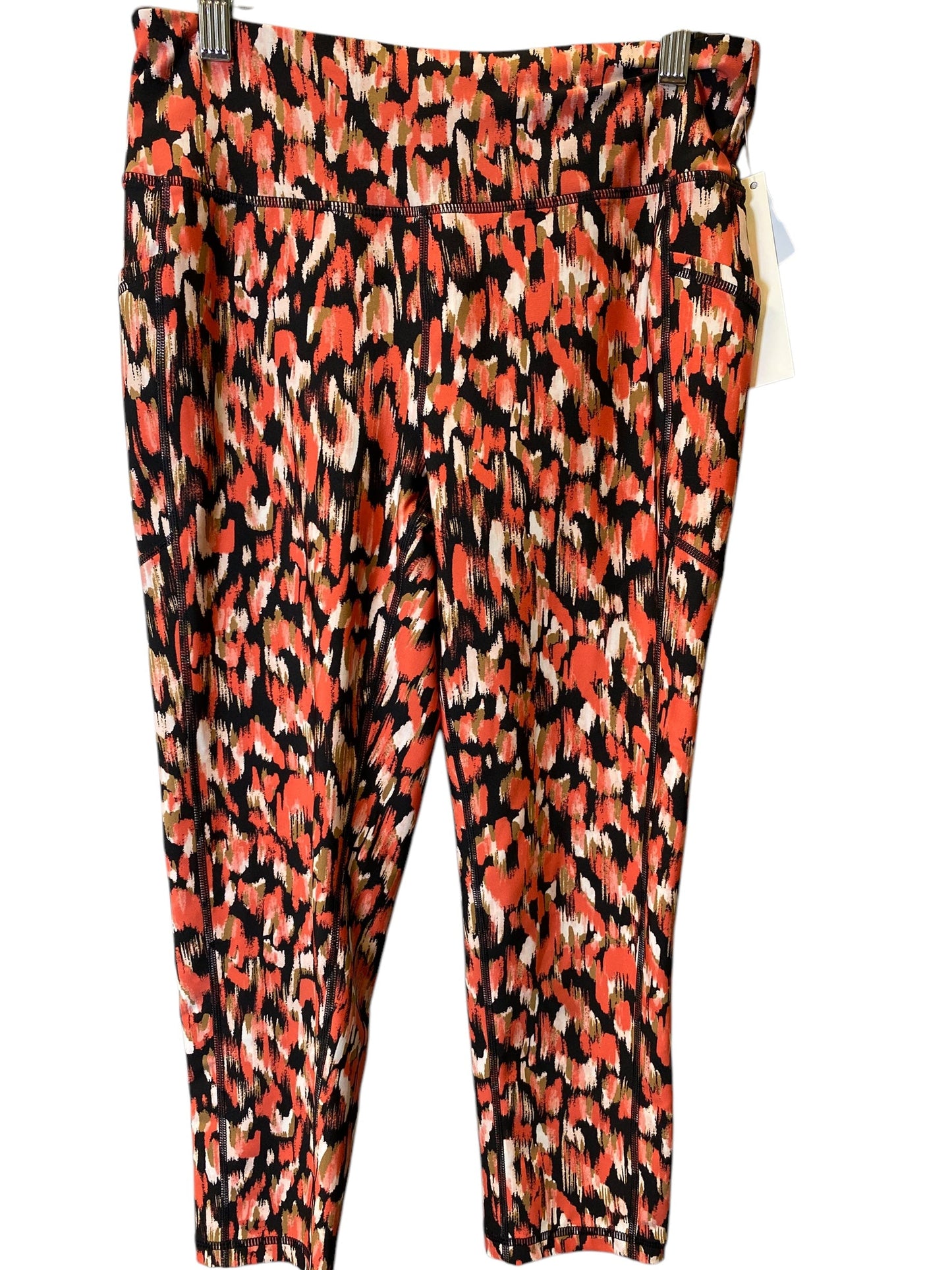 Athletic Leggings By Dkny In Multi-colored, Size: M