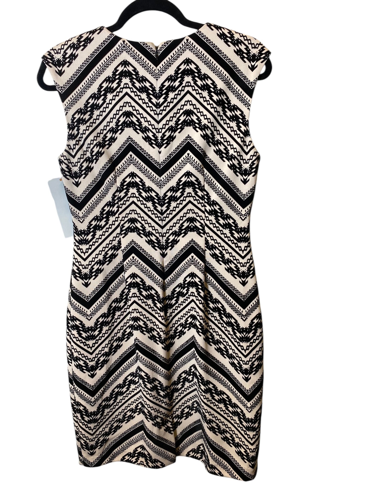 Dress Designer By Vince Camuto In Black & Cream, Size: 4