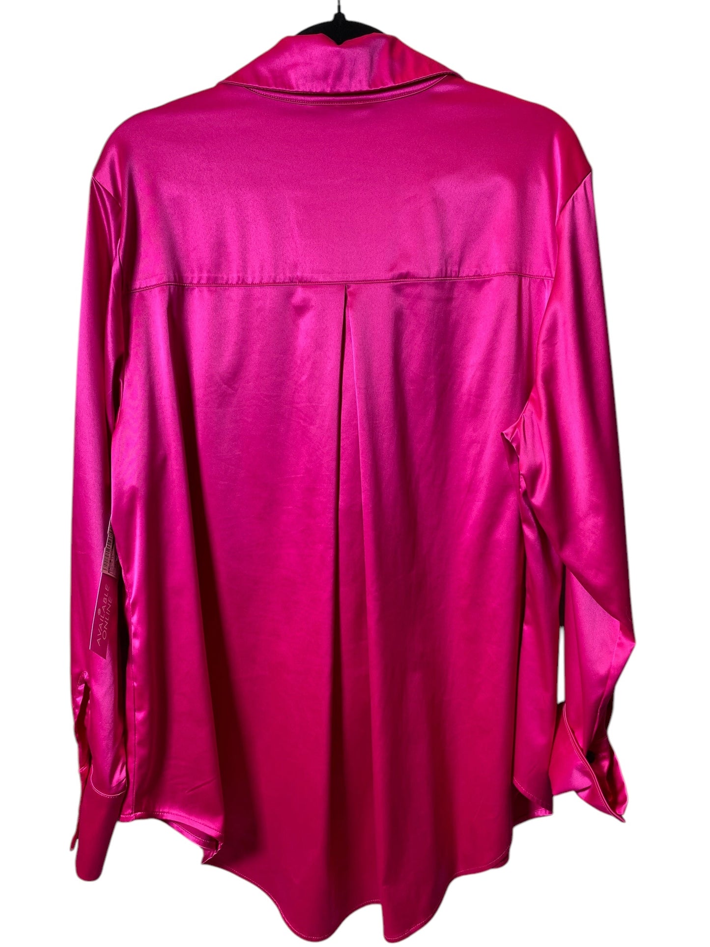 Blouse Long Sleeve By Lane Bryant In Pink, Size: 3x