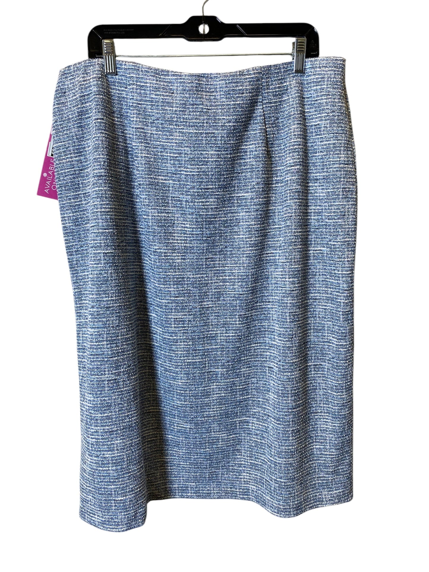 Skirt Midi By Cato In Blue, Size: 18