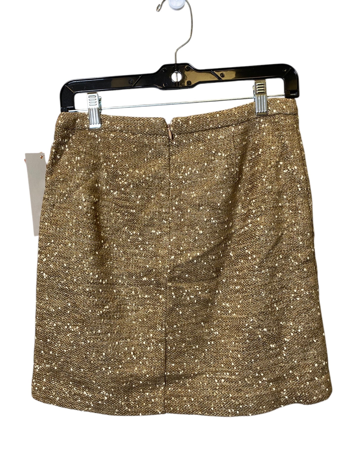 Skirt Mini & Short By Apt 9 In Gold, Size: 2