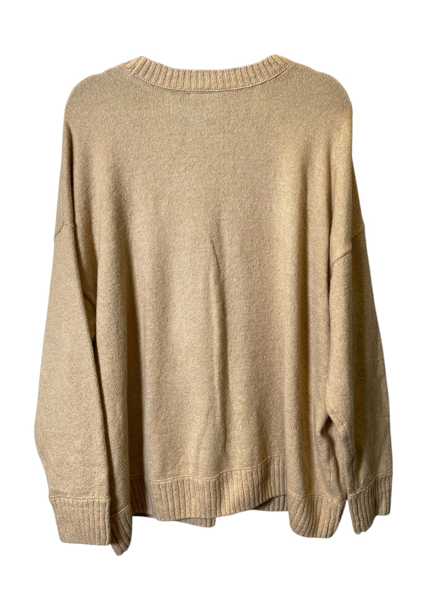 Sweater By Lane Bryant In Beige, Size: 3x