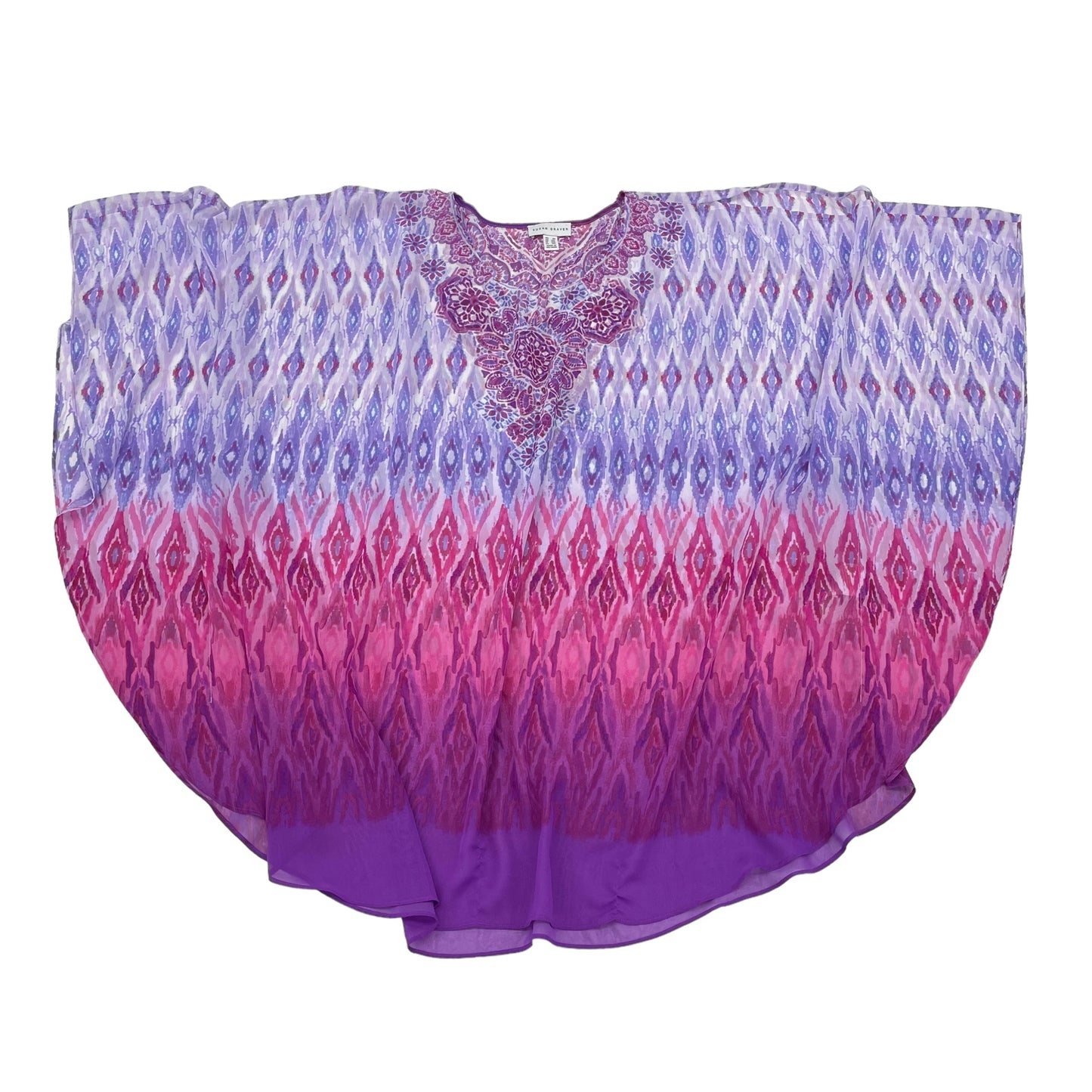 PURPLE SUSAN GRAVER SWIMWEAR COVER-UP, Size 2X