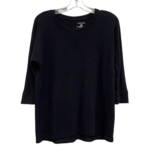 Top Ls Basic By Sonoma In Black, Size:Sp