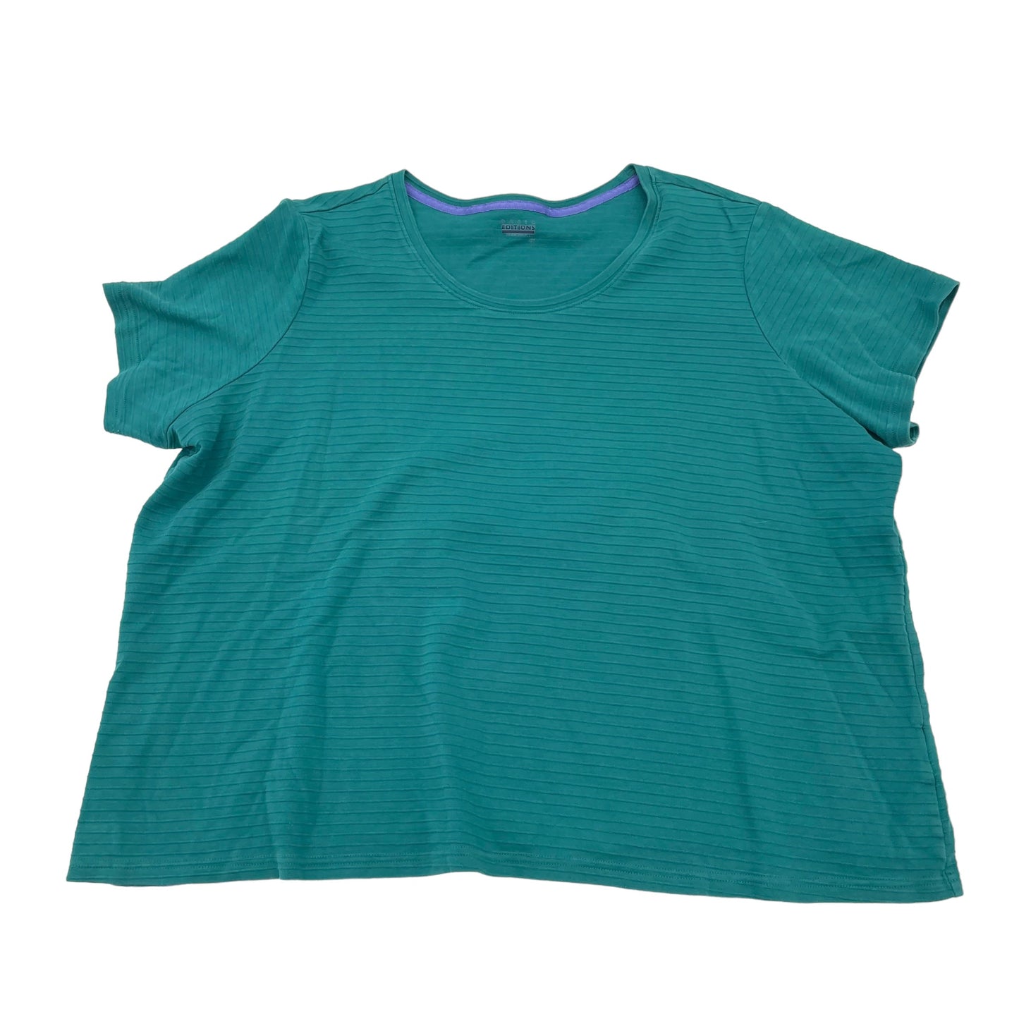 TEAL BASIC EDITIONS TOP SS BASIC, Size 3X