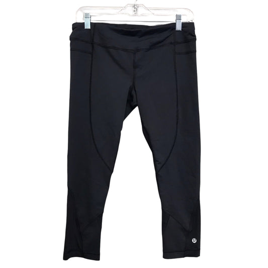 ATHLETIC CAPRIS by LULULEMON In BLACK, Size: M