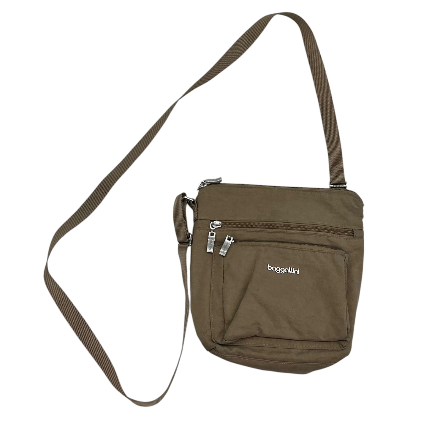 Crossbody By Baggallini In Tan, Size:Medium