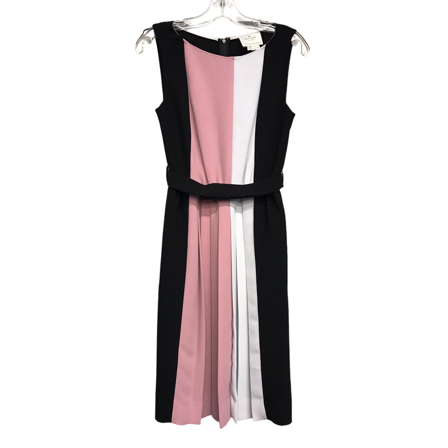 Dress Designer By Kate Spade In Black & Pink, Size:Xs