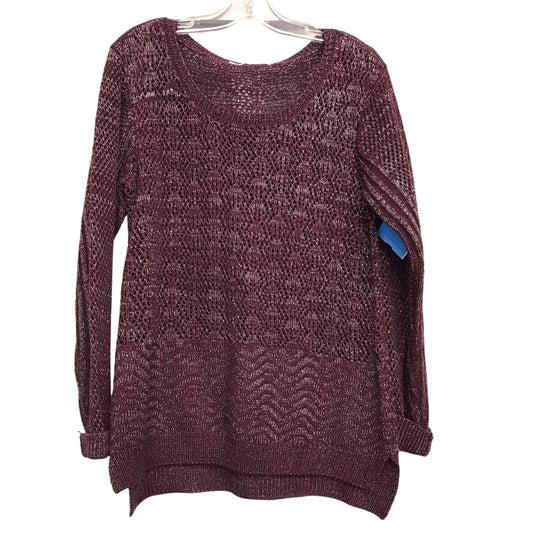 Sweater By Maurices In Purple, Size:L