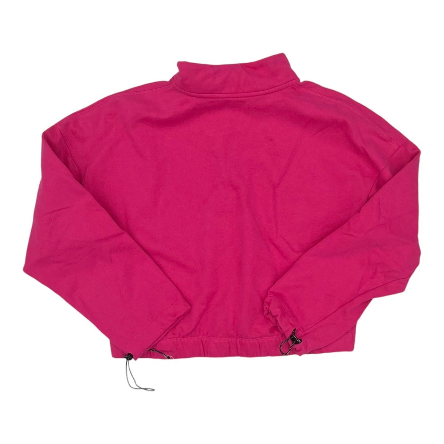 Athletic Sweatshirt Collar By Calvin Klein Performance In Pink, Size:L