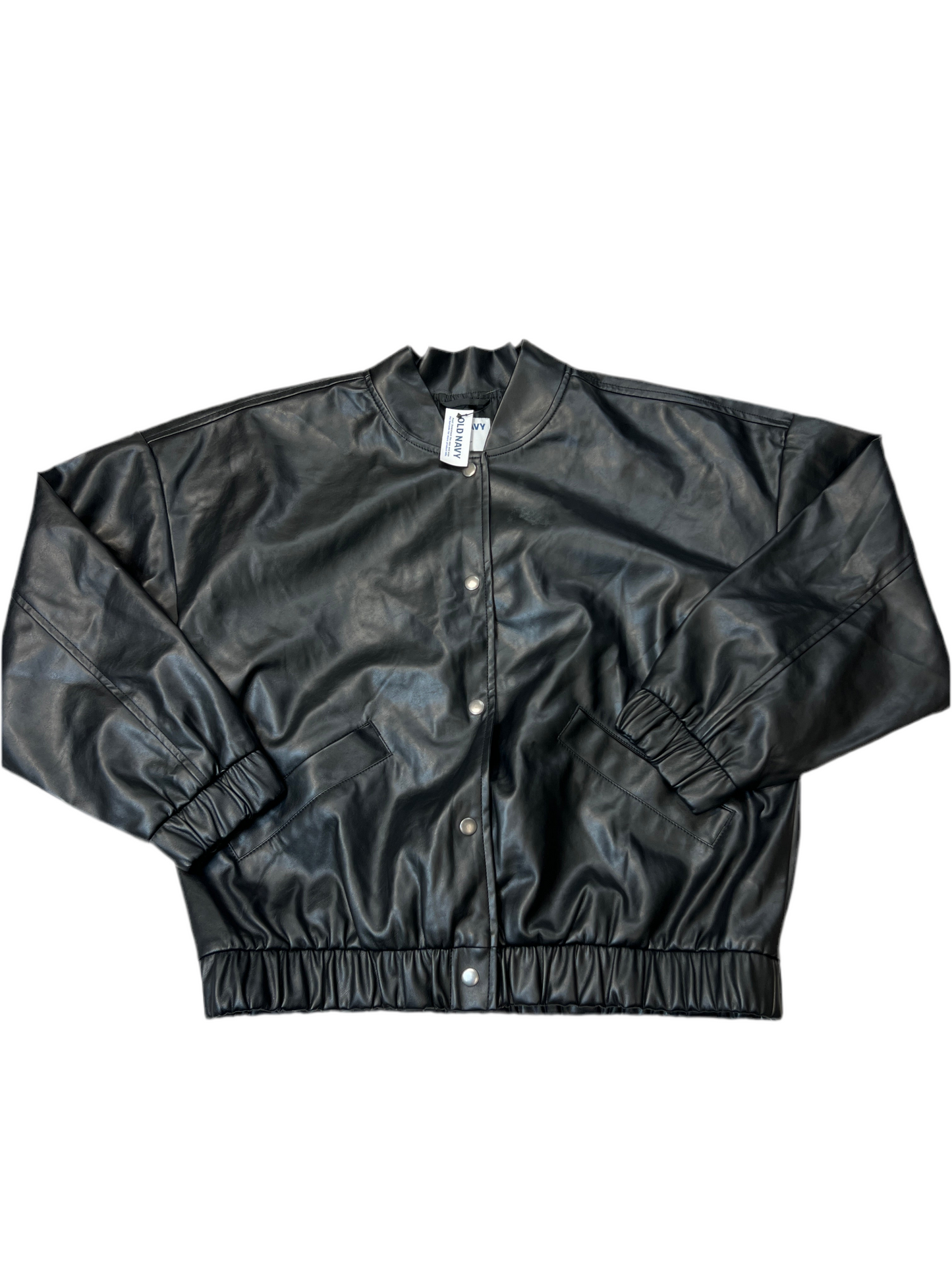 New! Jacket Leather By Old Navy In Black, Size: L