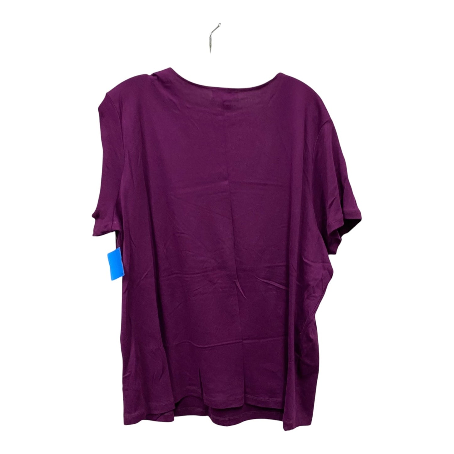 Top Ss Basic By Chaps In Purple, Size:3X