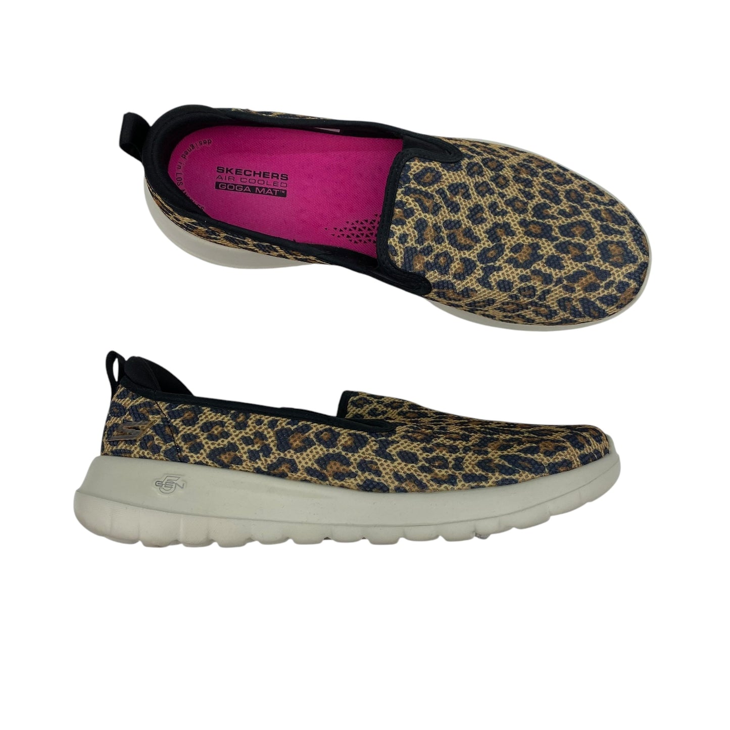 Shoes Flats By Skechers In Animal Print, Size:9