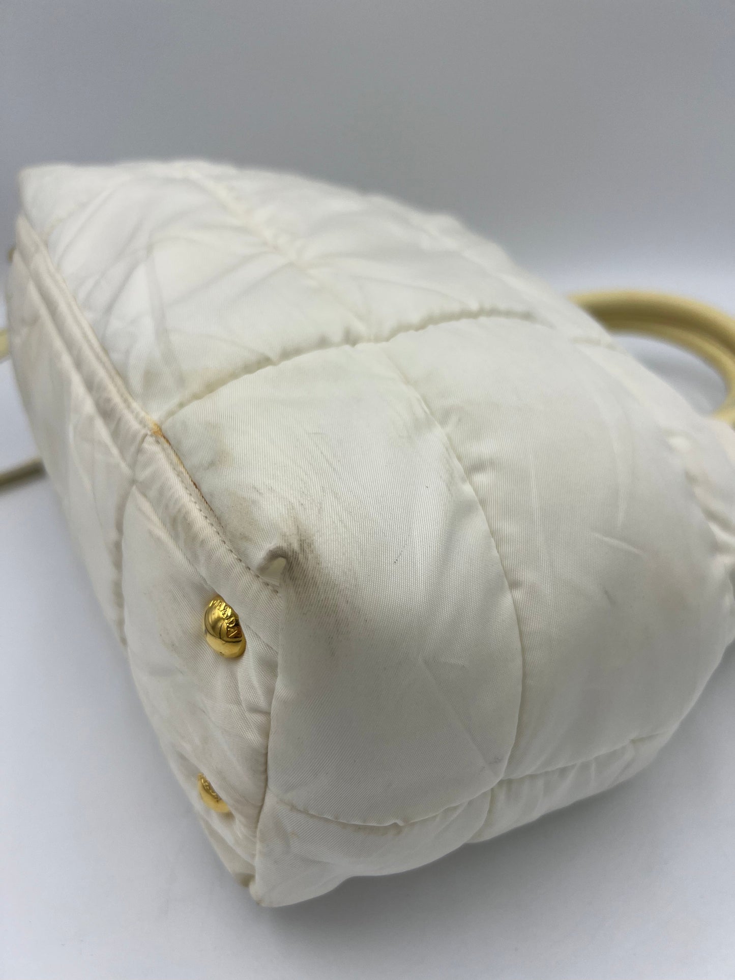 Prada Quilted Puffer Handbag