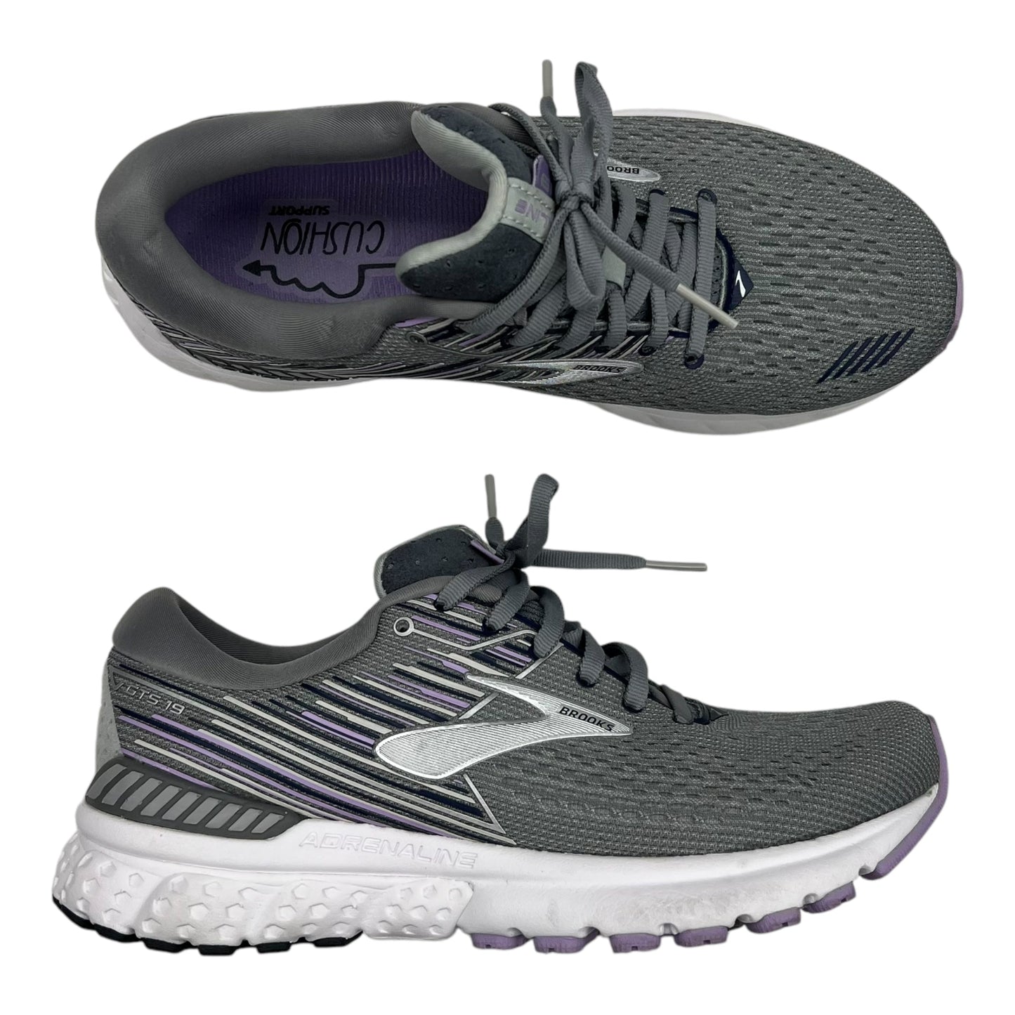 Shoes Athletic By Brooks In Grey, Size:8