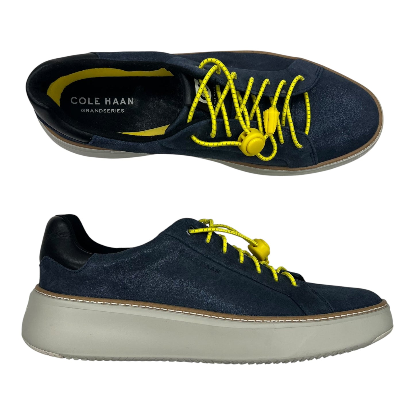 Shoes Sneakers By Cole-Haan In Blue & Yellow, Size:9