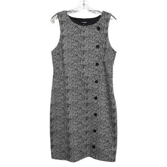 Dress Casual Midi By Express In Black & White, Size:L