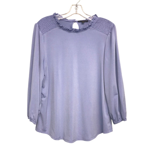 Top Ls By Adrianna Papell In Purple, Size:L