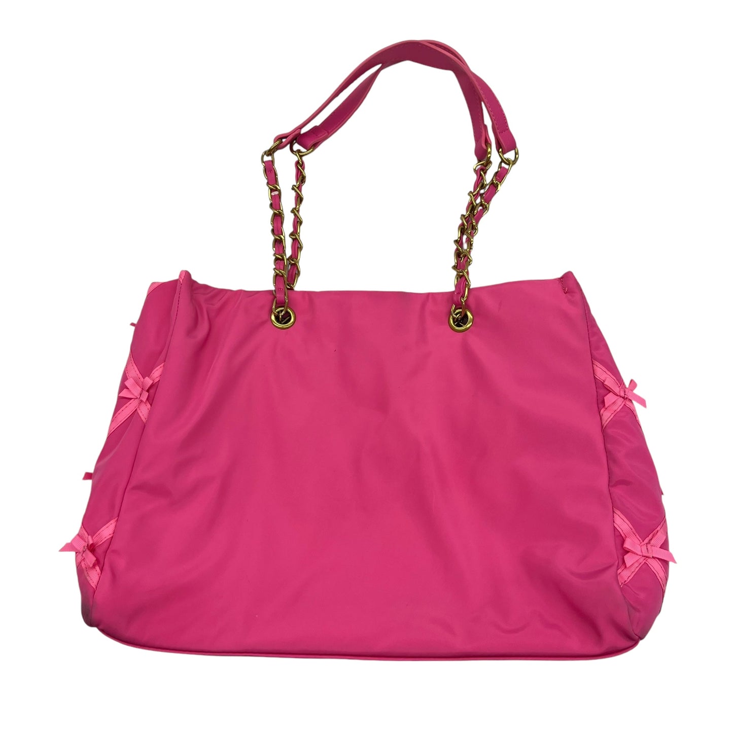 Handbag By Betsey Johnson In Pink, Size:Medium